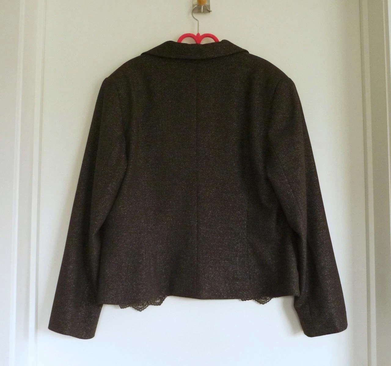 Chaleco de blazer gris oscuro mezclado de Kayra Talla 46 – photo 2